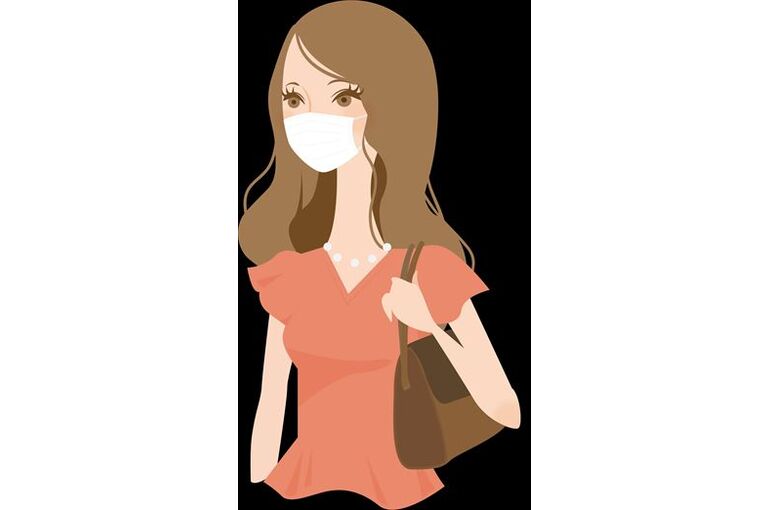 マスク女性