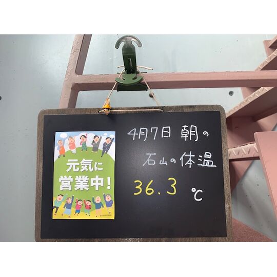検温表記
