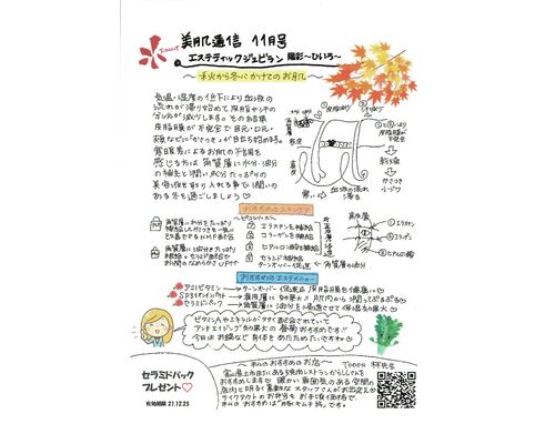 美肌通信１１月号