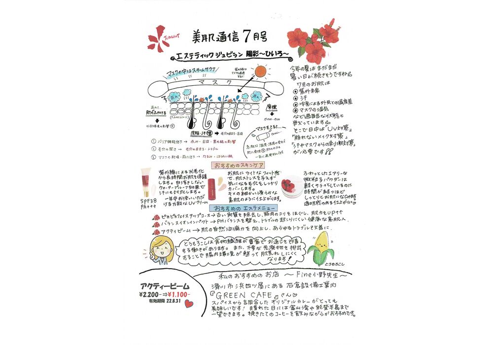 美肌通信7月号
